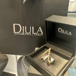 Djula - Multi Pears Diamond Ring Rose Gold